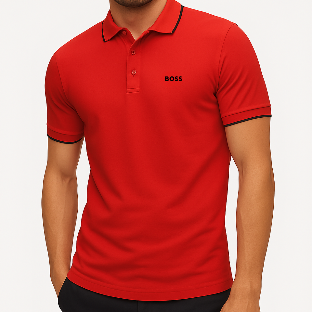 BOSS POLO SHIRT BUNDLE [BUY 2, GET 5] + FREE WATCH